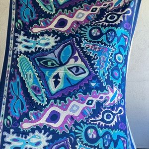 RARE authentic Emilio Pucci fabric 57x80”. 100% silk. Mint condition
